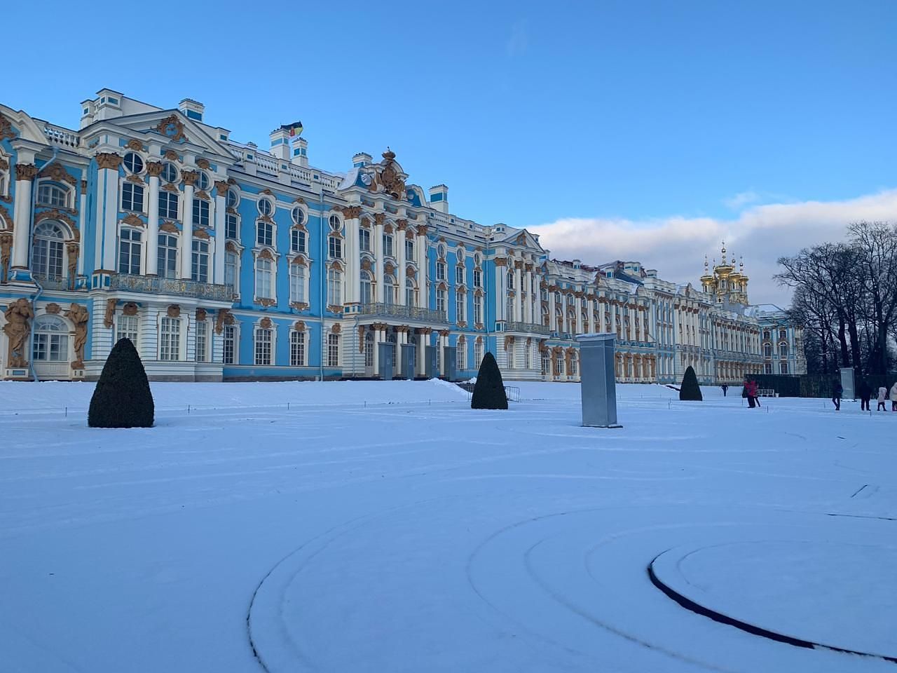 Экскурсия загородная в Царское Село.  Екатерининский дворец, парк