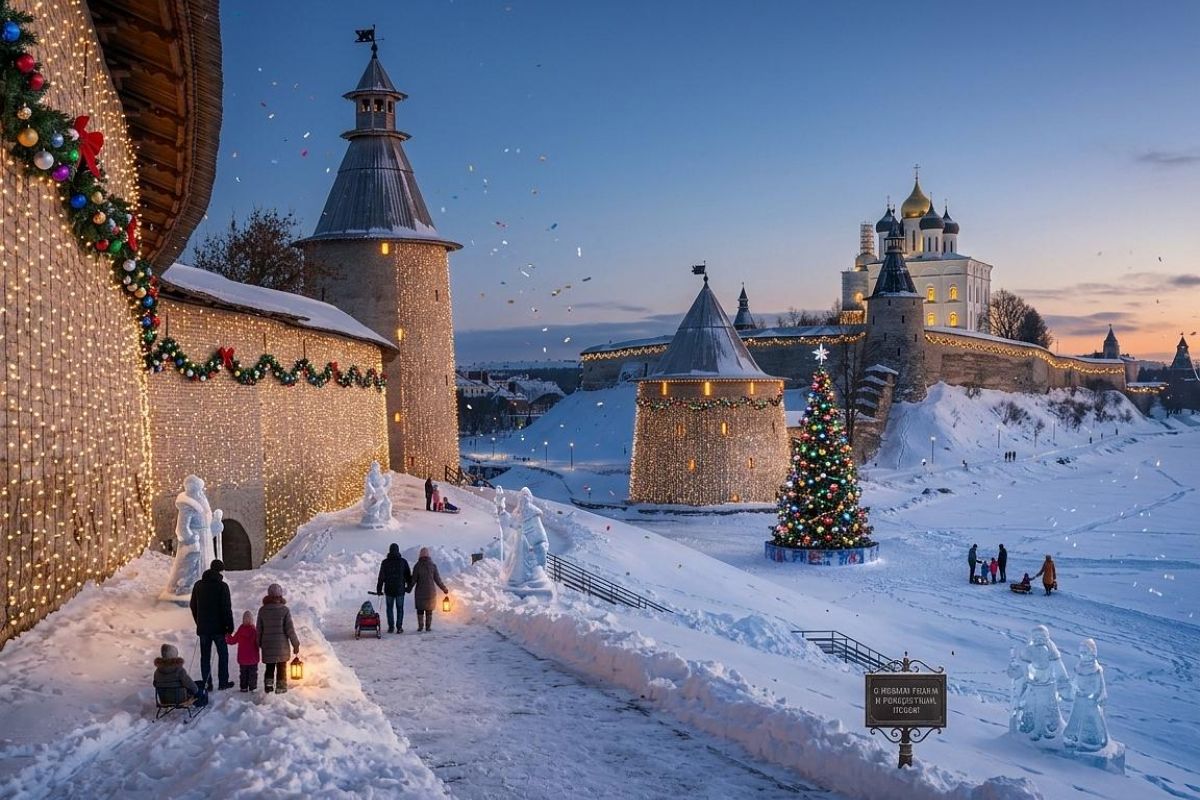 НОВЫЙ ГОД во ПСКОВЕ (4 дня) Ласточкой из Петербурга